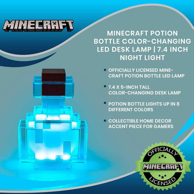 Potion Bottle Light Color Changing LED Table Lamp Mood Light for Bedroom, Desk, Living Room, Playroom Home Decor Video Game Gifts