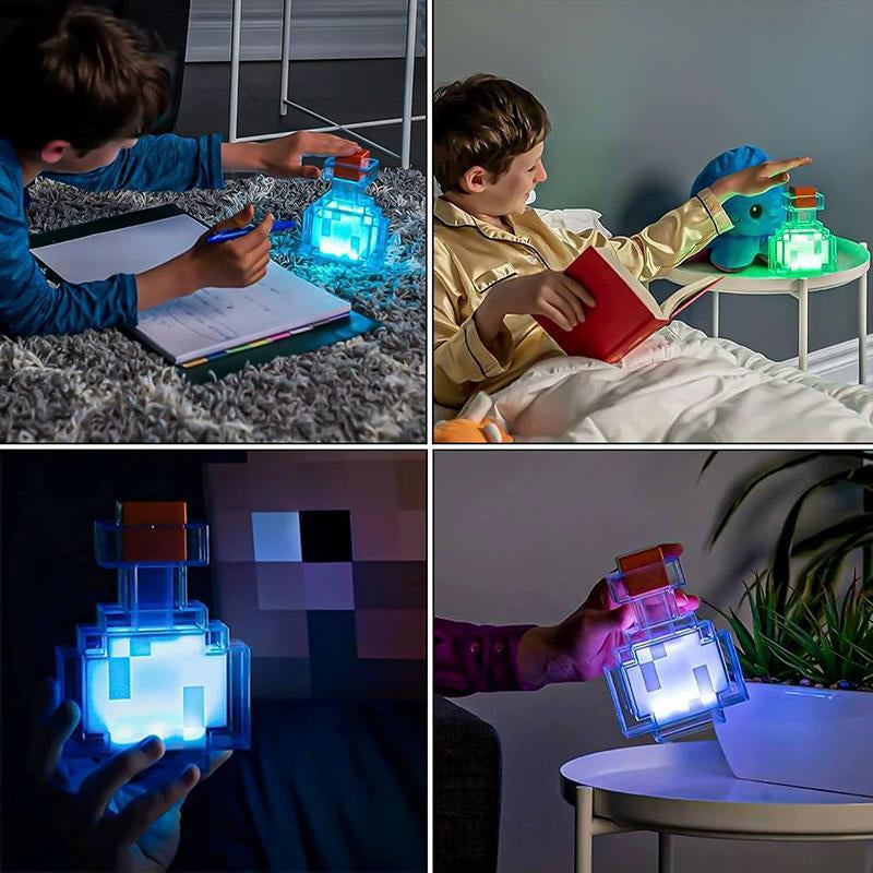 Potion Bottle Light Color Changing LED Table Lamp Mood Light for Bedroom, Desk, Living Room, Playroom Home Decor Video Game Gifts